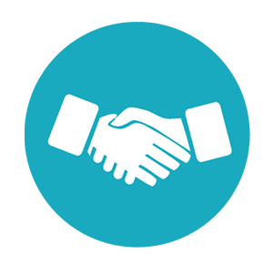icon front handshake