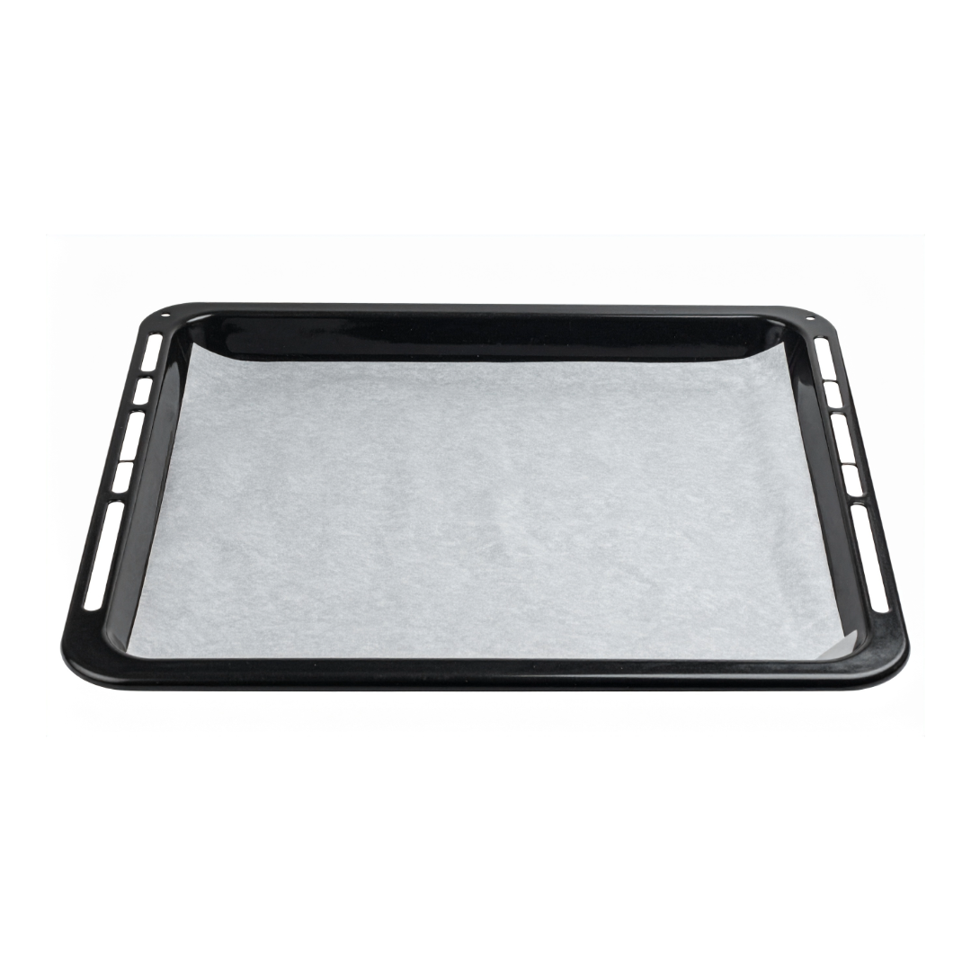 baking paper on a pan